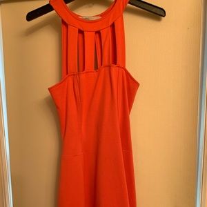 FREE PEOPLE CORAL SKATER DRESS size small